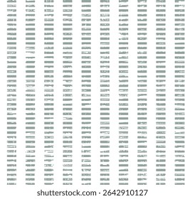 vector seamless abstract vertical farm house green stripes on white background. Texture uneven streaks of paint. Hand drawing used for textile.
