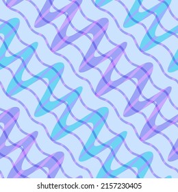 Patrón de rayas inclinadas por ondulación abstracta del vector sin fisuras sobre un fondo luminoso