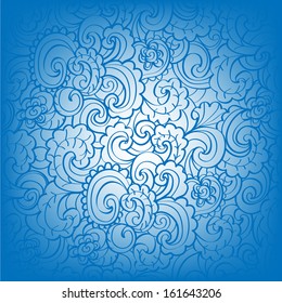 vector seamless abstract winter pattern