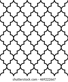 Vector seamless abstraction black and white pattern