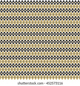 Vector seamless african pattern. Modern stylish texture. Duplicate diamonds. Trendy graphic design.