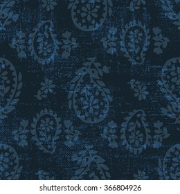 vector seamless artistic graphical original orient paisley pattern. spring summer time, holidays, oriental flower background print, leaves, nature, organic motifs.