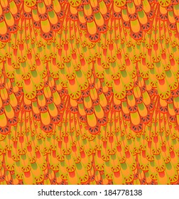 Vector seamless Asian pattern