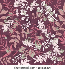 vector seamless autumn wallpaper