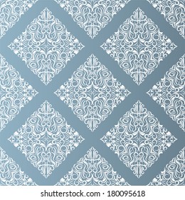 vector seamless backdrop. damask pattern. flower wallpaper