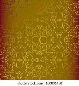 vector seamless backdrop. damask pattern. flower wallpaper