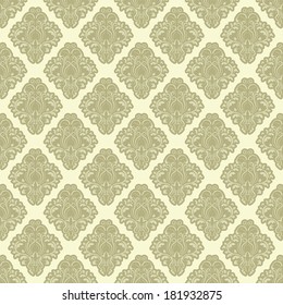 vector seamless backdrop. damask pattern. flower wallpaper