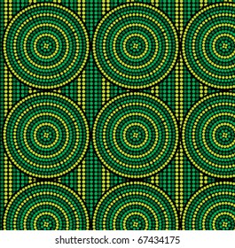 Vector seamless background (abstract symbolic design)