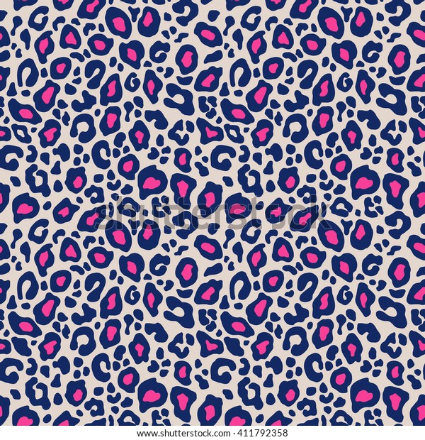 Vector Seamless Background Animal Leopard Print Stock Vector (Royalty ...