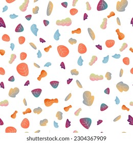 Vector seamless background of autumn leaves. Background for textile or book covers, Wallpaper, design, graphics, printing, hobby, invitation.Vector illustration EPS 10