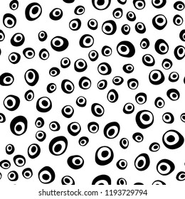 vector seamless background with bubbles. Modern abstract illustration with colorful water drops. Pattern for design of window blinds, curtains.