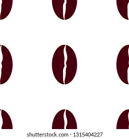 vector seamless background with coffee beans