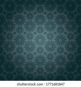 Vector seamless background with design elements.