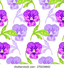 Vector seamless background. Design for fabrics, textiles, paper, wallpaper, web. Retro. Vintage style.