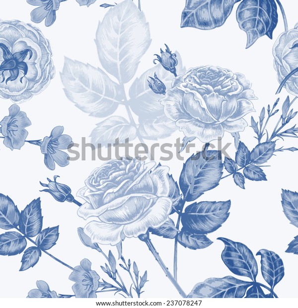 Vector Seamless Background Design Fabrics Textiles Stock Vector ...