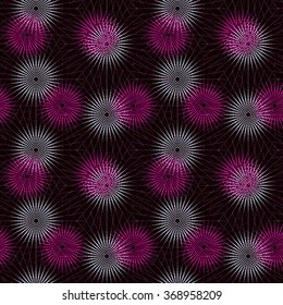 Vector seamless background with the effect of fireworks-style glitch svg