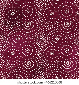 Vector seamless background. Fantasy pattern in Japanese style. Watercolor backdrop. Hand drawing.   