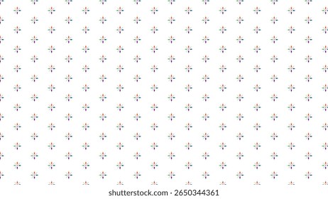 Vector seamless background featuring a minimalist geometric ornament with oriental flower elements, tiny diamonds, and thin linear patterns for decorative use