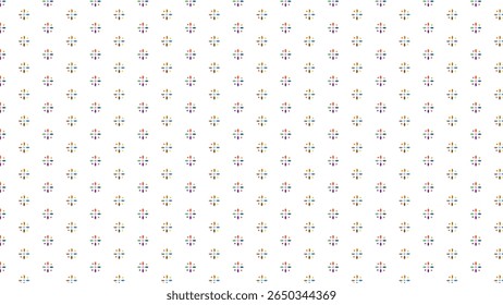 Vector seamless background featuring a minimalist geometric ornament with oriental flower elements, tiny diamonds, and thin linear patterns for decorative use