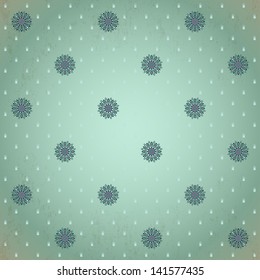 Vector seamless background. Floral vintage pattern.