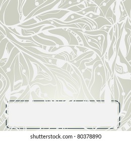 vector seamless background with   frame for your text