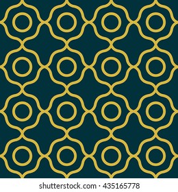 Vector seamless background. Geometric ornament pattern with repeating elements.