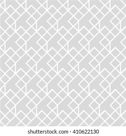 Vector seamless background. Geometric pattern. Monochrome rhombuses