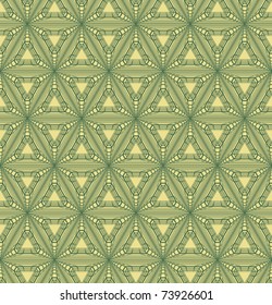Vector seamless background geometrical ornament with triangle.