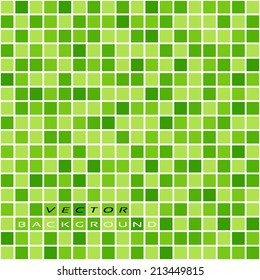 Vector seamless background green pixel noise, tile, flooring, cover ..