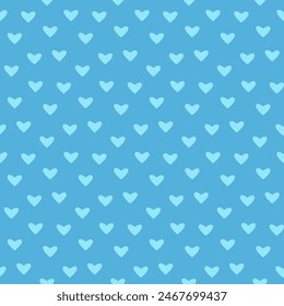 Vector seamless background with hearts. Wedding or Valentine s Day.