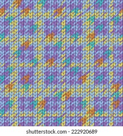Vector seamless background, imitation jacquard knitting 