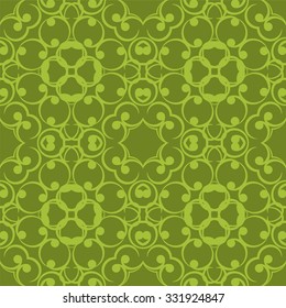 Vector seamless background India / India Beautiful floral pattern in vintage style / Hand drawing ornamental India / India Traditional colors