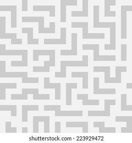 Vector seamless background with maze. Seamless pattern.