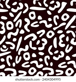El fondo del vector es transparente. Patrón floral abstracto minimalista. Impresión moderna en color negro sobre un fondo claro. Ideal para el diseño textil, salvapantallas, cubiertas, tarjetas, invitaciones y carteles