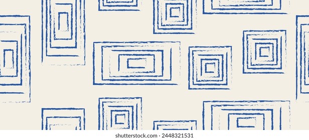 Vector seamless background. Minimalistic abstract pattern. Modern blue print on a light background. Ideal for textile design, screensavers, covers, cards, invitations and posters.