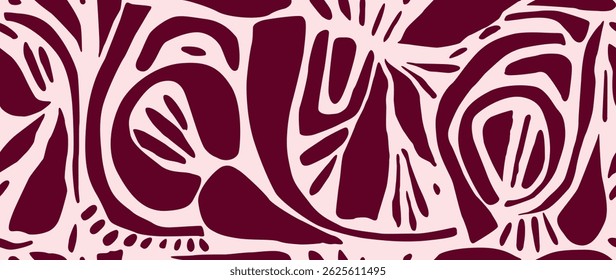 Vector de fondo sin fisuras. Patrón abstracto minimalista de varias Formas. Impresión moderna sobre fondo claro. Perfecto para el diseño textil, protectores de pantalla, cubiertas, tarjetas, invitaciones y carteles.