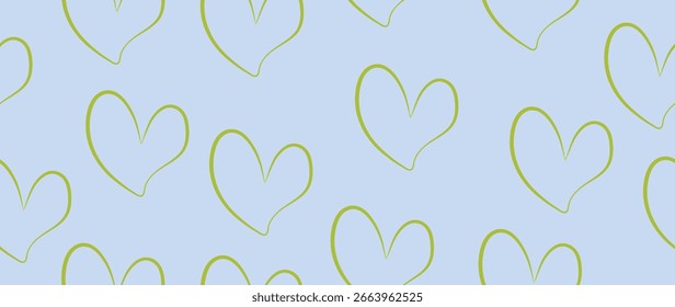 Vector seamless background. Minimalistic abstract pattern of hearts. Modern print. Perfect for textile design, screensavers, covers, cards, invitations and posters.