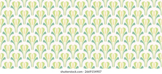 Vector de fondo sin fisuras. Patrón floral abstracto minimalista. Impresión colorida moderna sobre fondo claro. Perfecto para el diseño textil, protectores de pantalla, cubiertas, tarjetas, invitaciones y carteles.