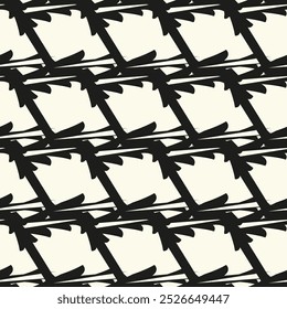 Fundo sem emenda do vetor. Textura moderna e elegante. Repetição de peças geométricas com um ziguezague diagonal