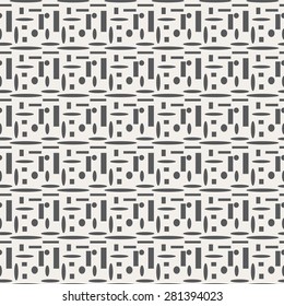 Vector seamless background. Modern stylish texture. Repeating geometric shapes. Contemporary graphic design.