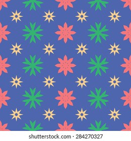 Vector seamless background. Modern stylish texture. Colored patterns. Contemporary graphic design.