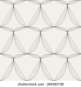 Vector seamless background. Modern stylish texture. Repeating geometric shapes. Contemporary graphic design.