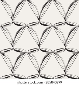 Vector seamless background. Modern stylish texture. Repeating geometric shapes. Contemporary graphic design.