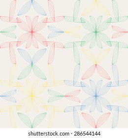 Vector seamless background. Modern stylish texture. Repeating geometric shapes. Contemporary graphic design.