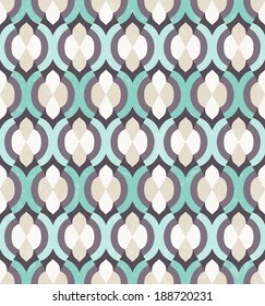 Vector seamless background. Moroccan wallpaper. EPS 10.