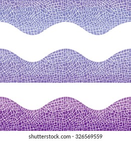 Vector seamless background mosaic, does not contain a gradient effect