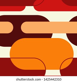 Vector seamless background with simple elements. 