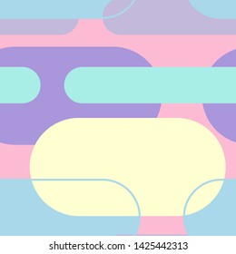 Vector seamless background with simple elements. 