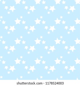 Vector seamless background with stars