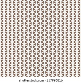 Vector seamless background of triangles in monochrome